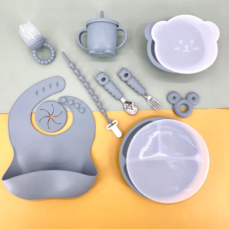 Baby Silicone Feeding Set