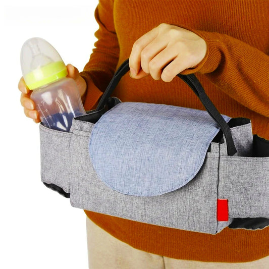 Insulated Baby Bottle Storage Bag | Portable Diaper & Stroller Organizer