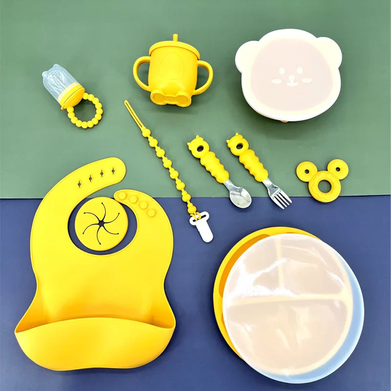 Baby Silicone Feeding Set