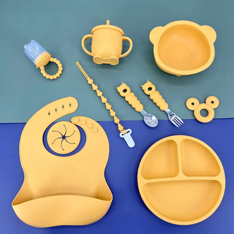 Baby Silicone Feeding Set