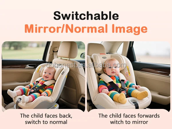7 Inch 1080P Baby Car Camera 150° Wide Angle Night Vision USB Powered for Infant