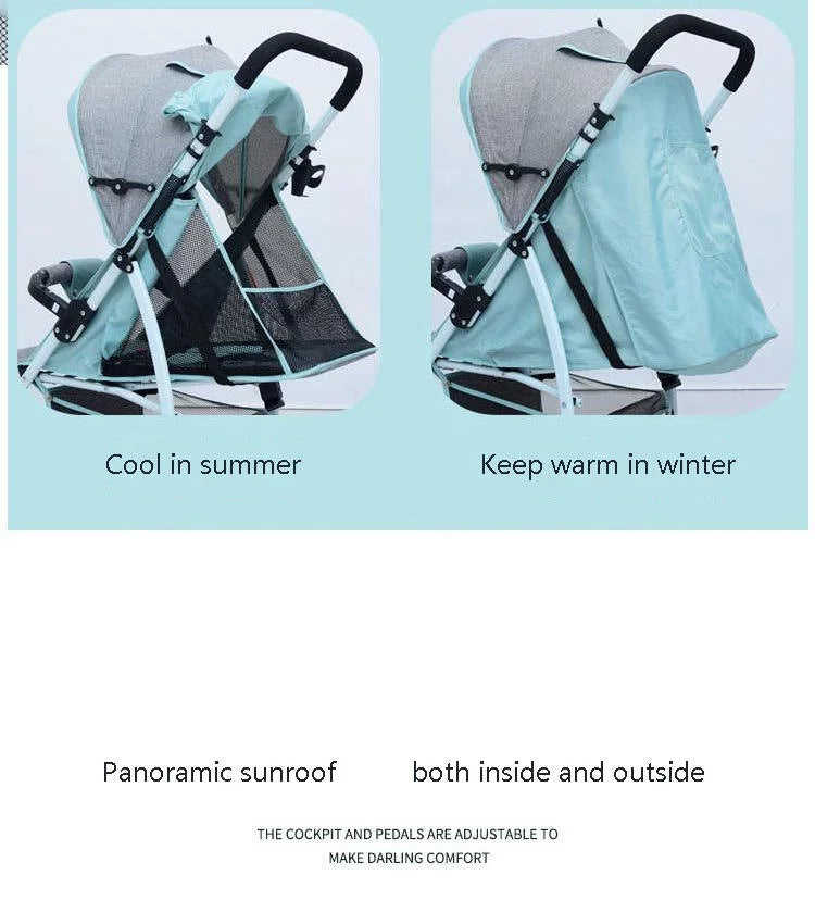Luxury Foldable Baby Stroller
