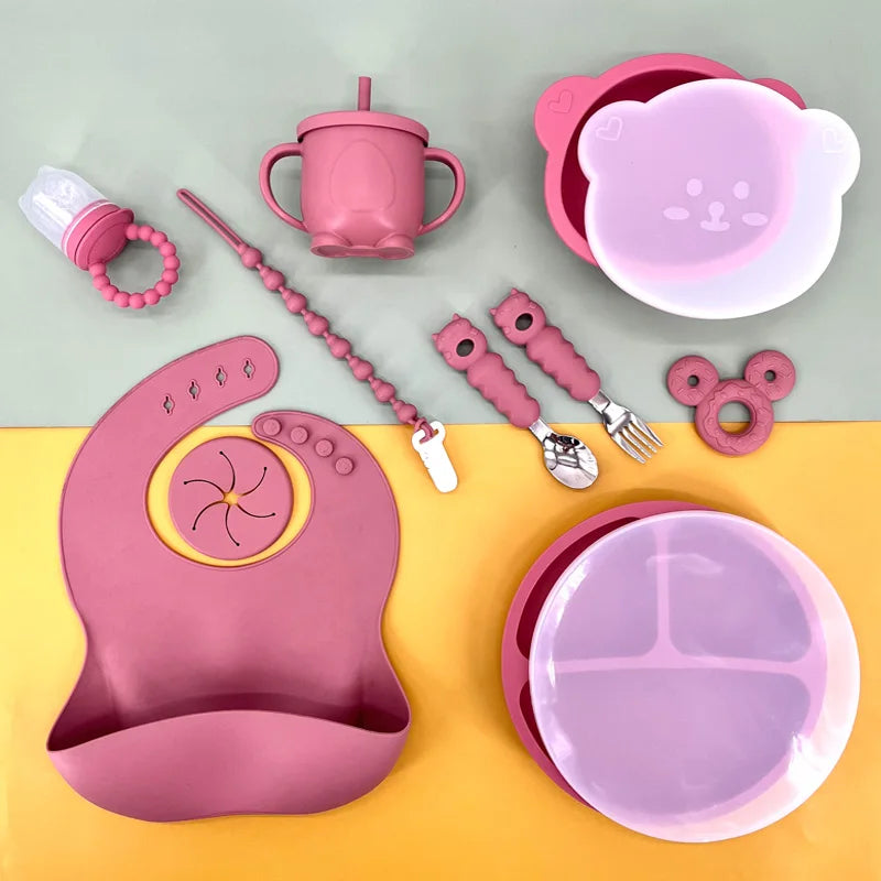 Baby Silicone Feeding Set