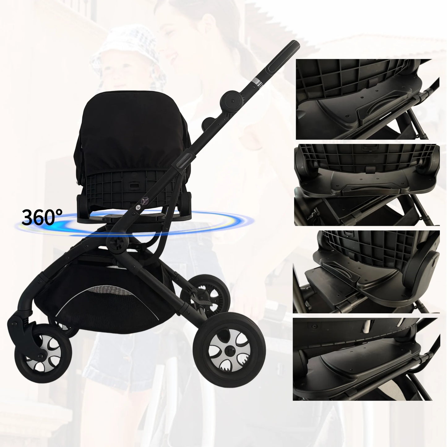 Afold Luxury Baby Stroller