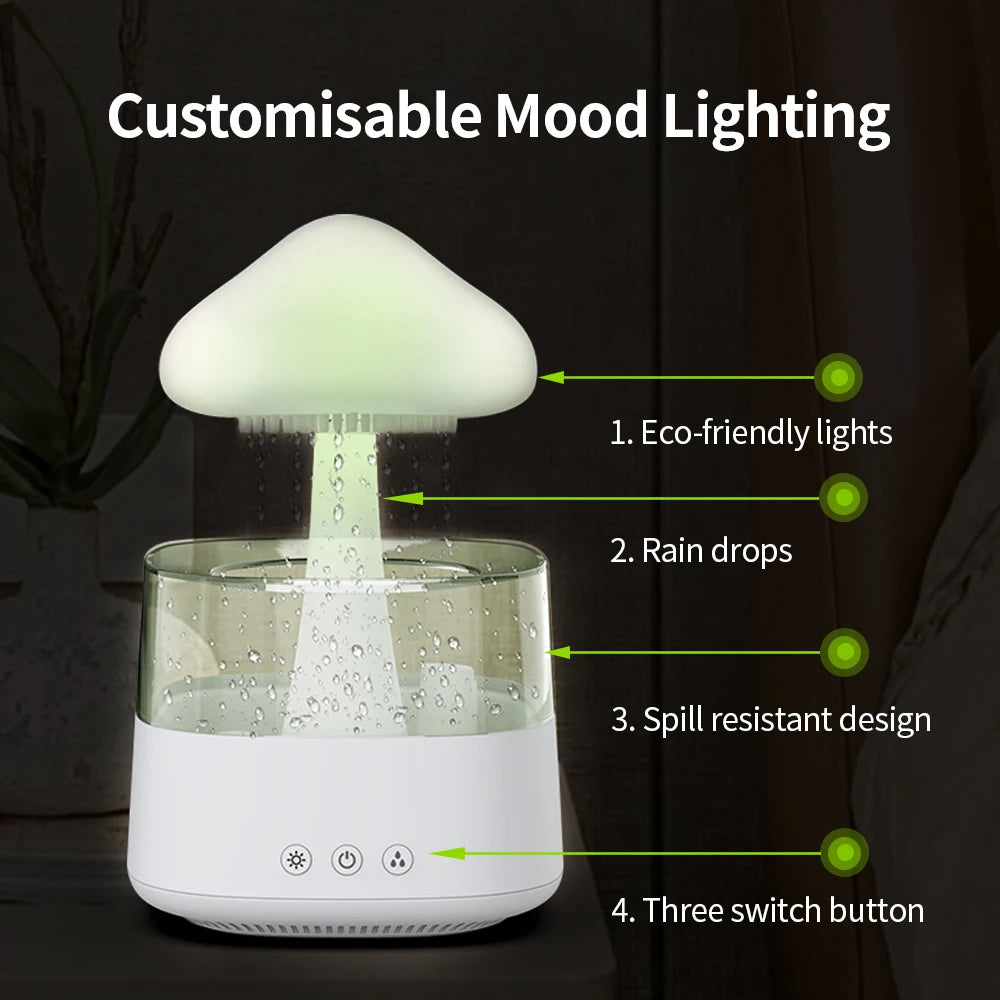 Lunelle Rain Cloud Humidifier & Aroma Diffuser