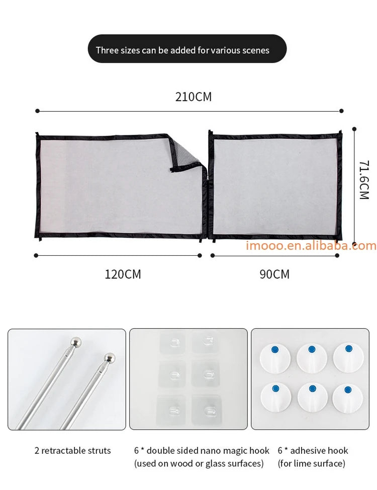 Portable Mesh Safety Gate