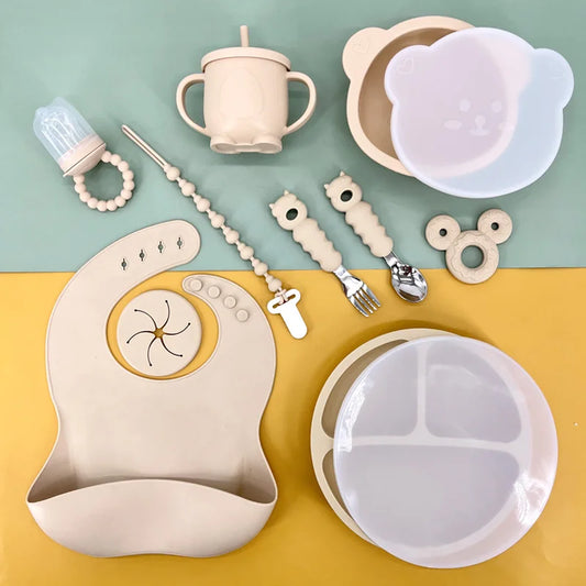 Baby Silicone Feeding Set