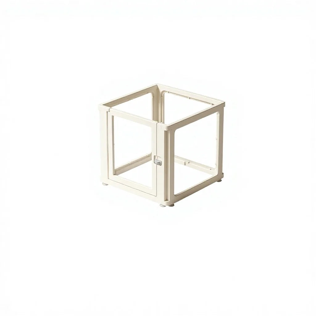 Transparent Acrylic Pet Playpen | Modern Indoor Dog & Cat Fence Enclosure