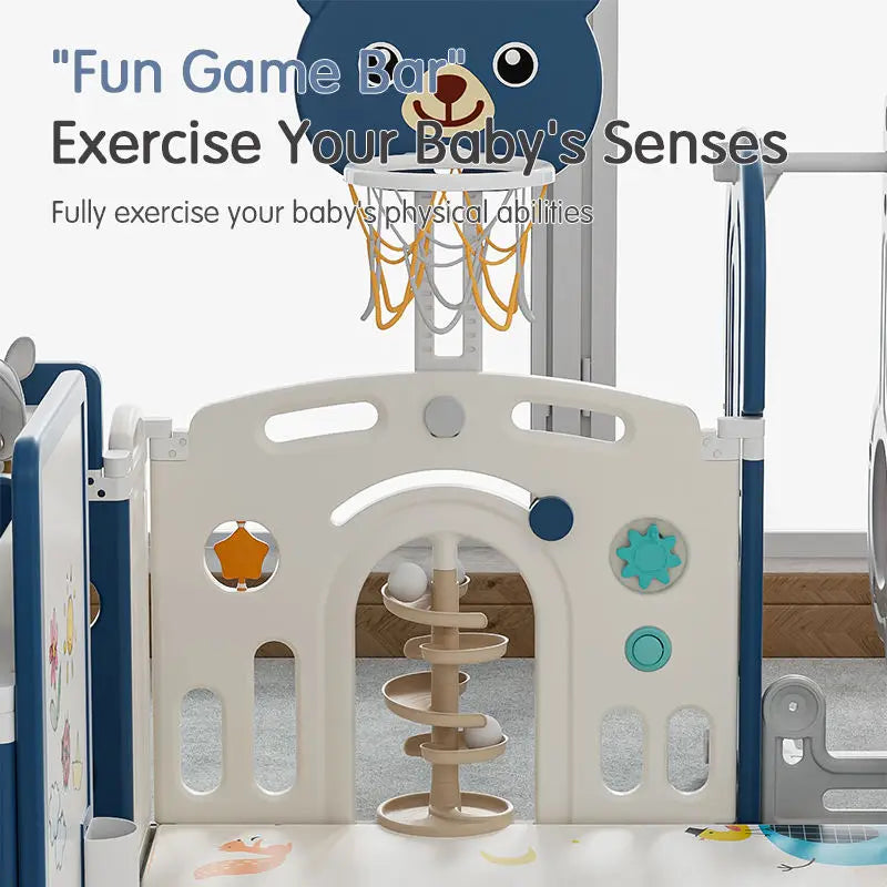 Feelbaby Premium Safety Playpen & Activity Center | Modern Baby Play Yard
