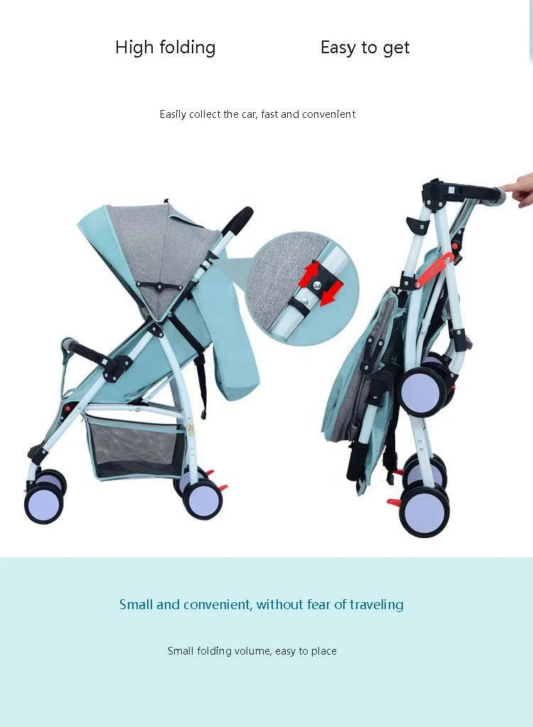Luxury Foldable Baby Stroller