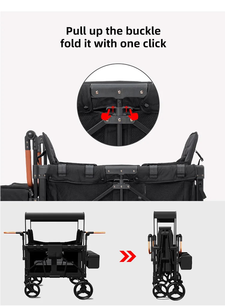 Foldable All-Terrain Wagon for Kids