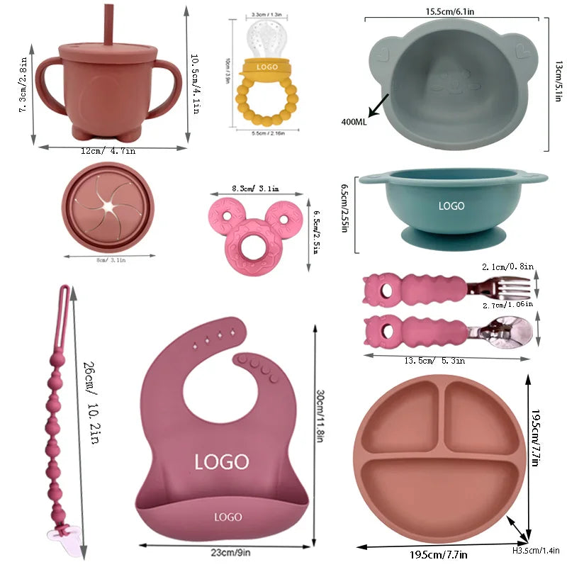 Baby Silicone Feeding Set