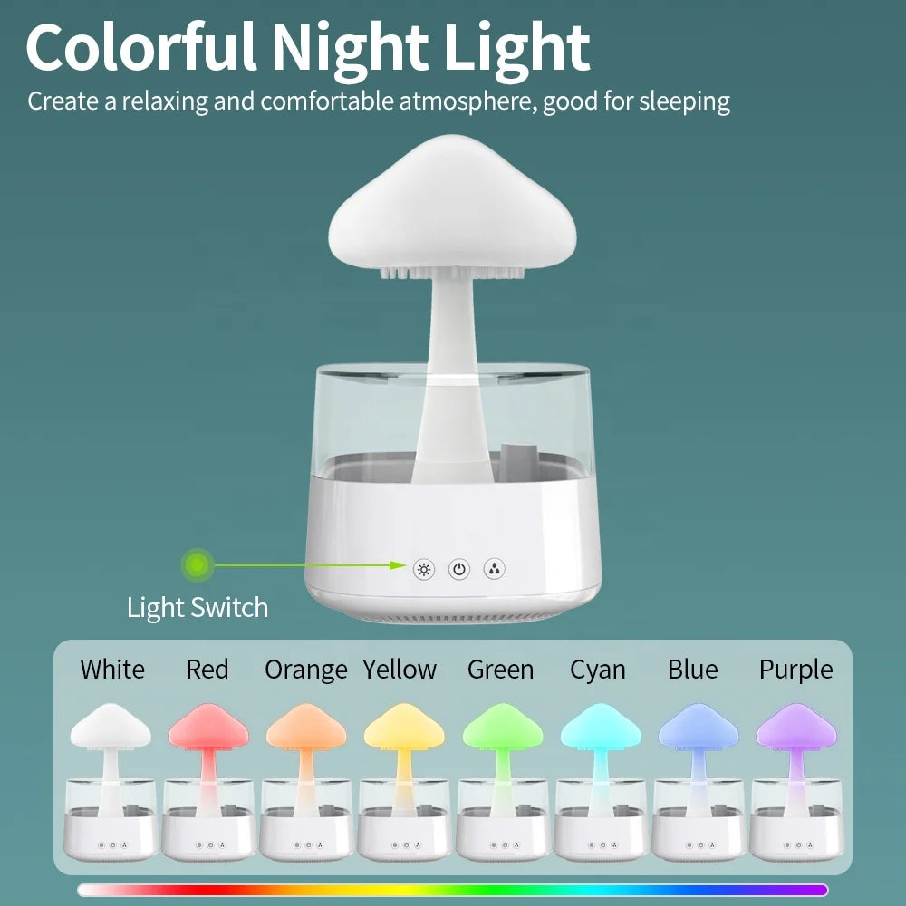 Lunelle Rain Cloud Humidifier & Aroma Diffuser