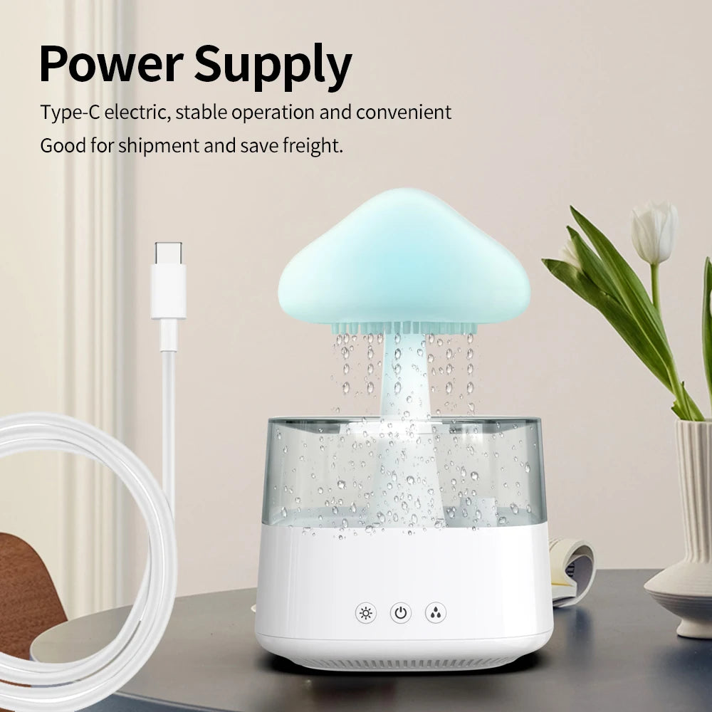Lunelle Rain Cloud Humidifier & Aroma Diffuser