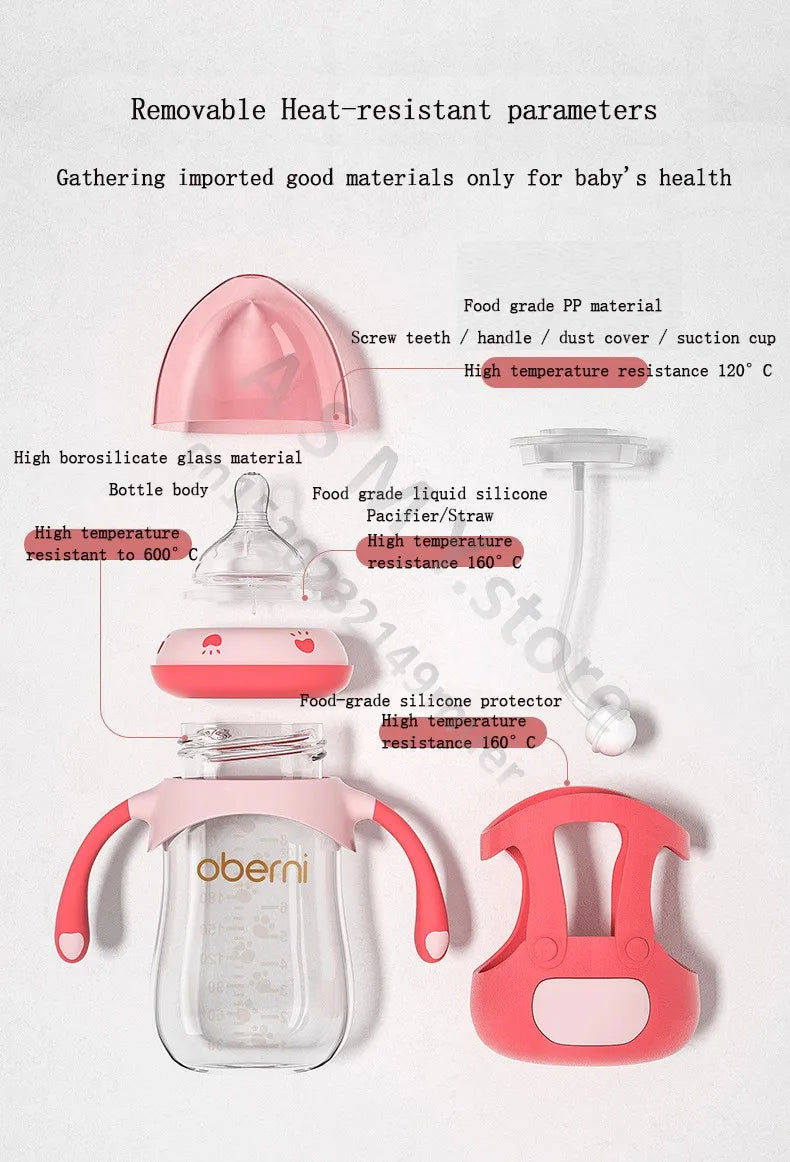 Newborn Baby Glass Bottle