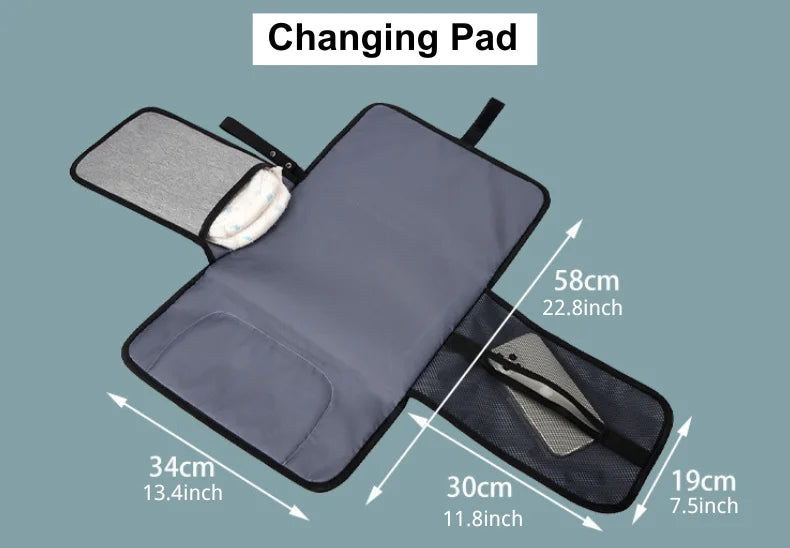 Multi-Function Diaper Backpack | Waterproof Baby Bag for Moms & Dads