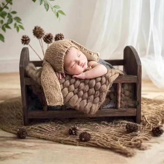 Wooden Baby Photography Bed Prop