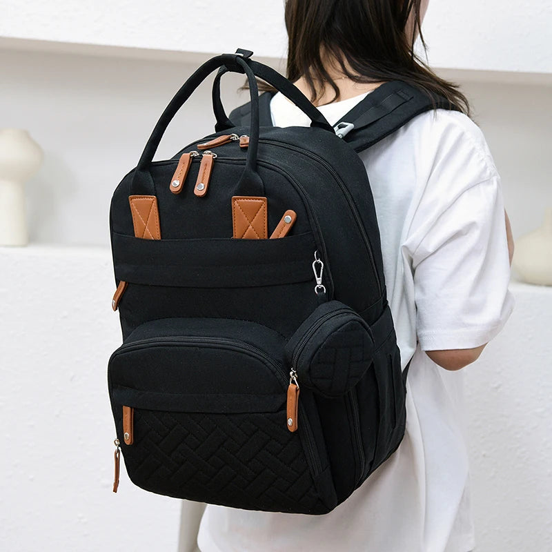 Multi-Function Diaper Backpack | Waterproof Baby Bag for Moms & Dads