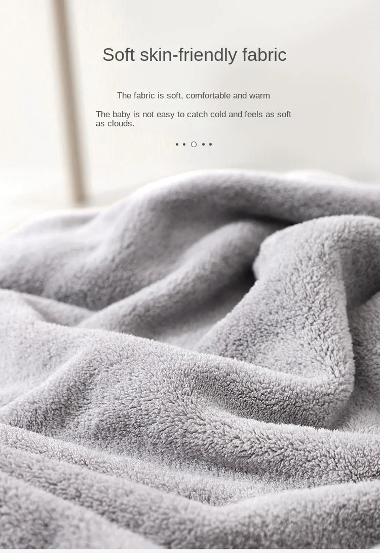 Hooded Baby Bath Towel / Bathrobe Blanket