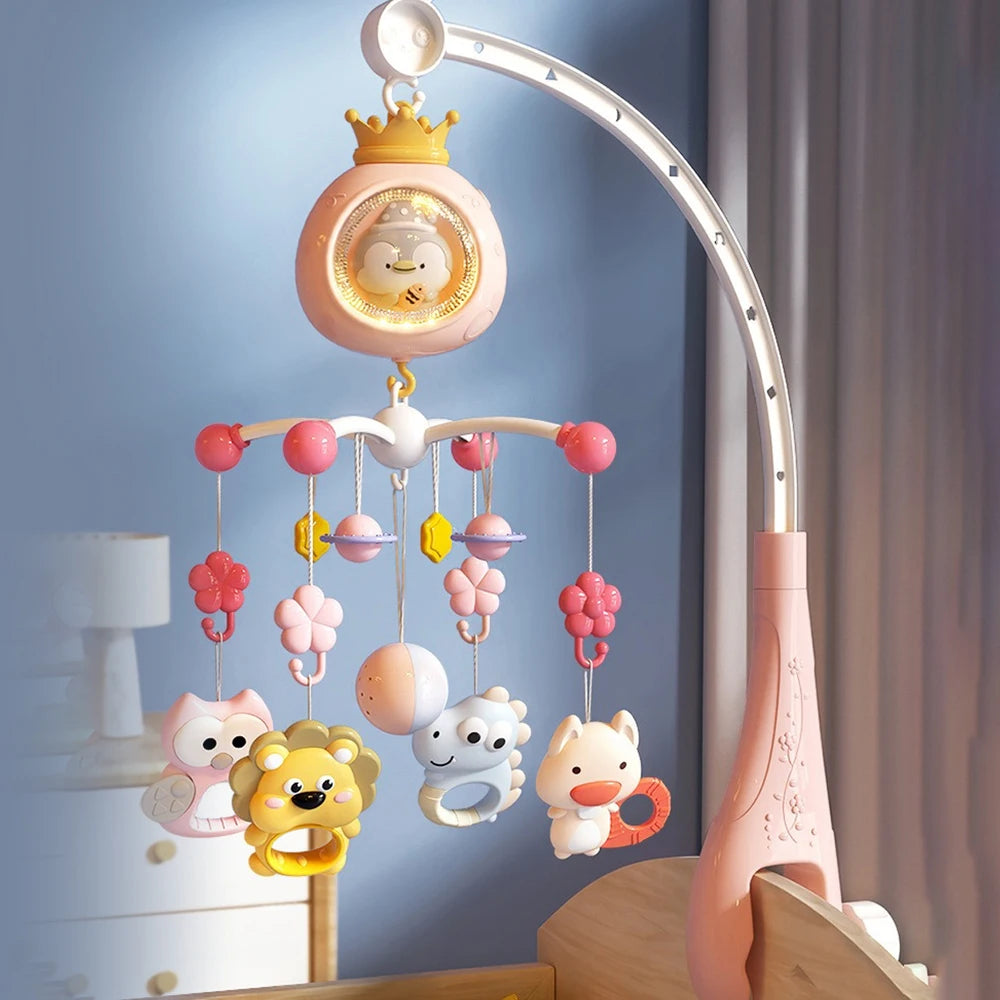 Remote Control Crib Mobile with Projector and Night Light