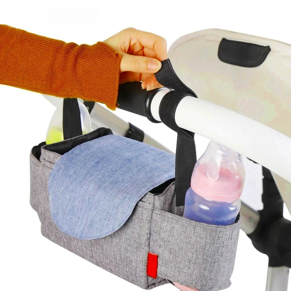 Insulated Baby Bottle Storage Bag | Portable Diaper & Stroller Organizer