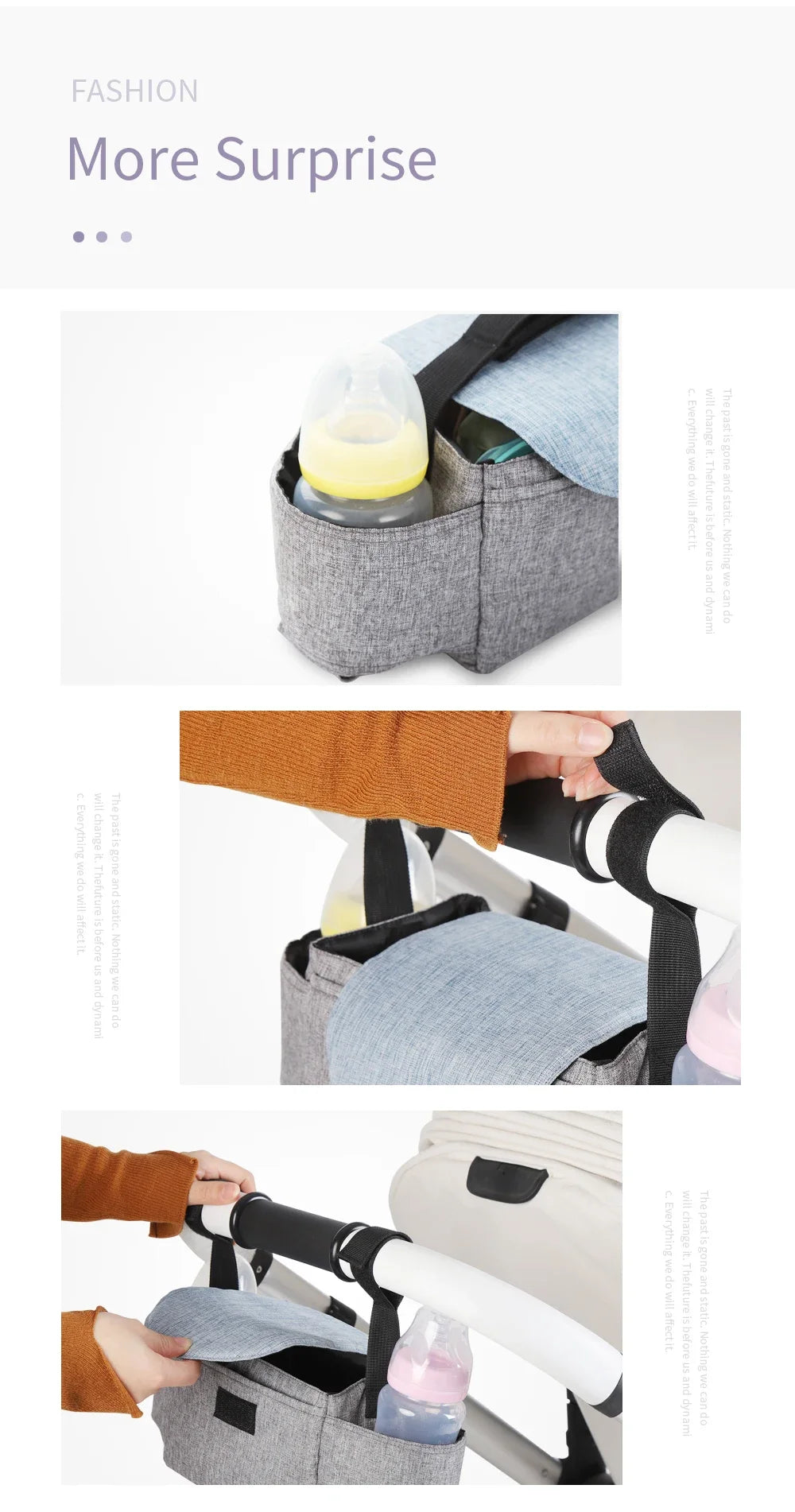 Insulated Baby Bottle Storage Bag | Portable Diaper & Stroller Organizer