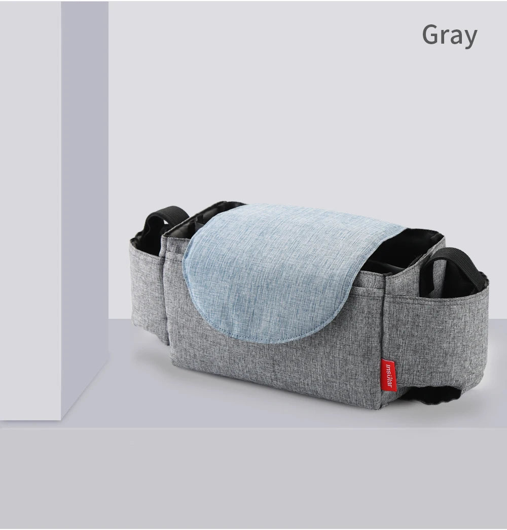 Insulated Baby Bottle Storage Bag | Portable Diaper & Stroller Organizer