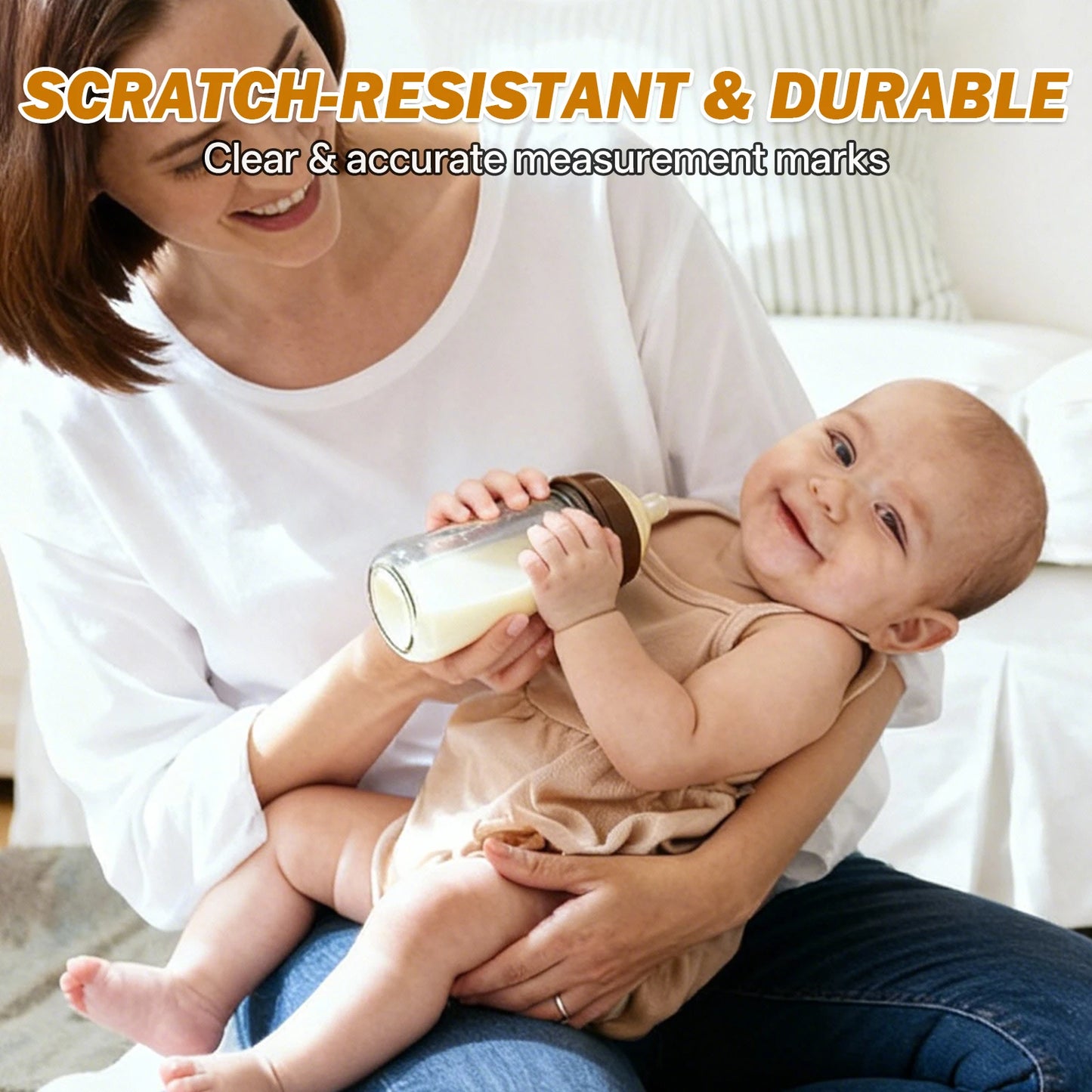 Premium Anti-Colic Glass Baby Bottle