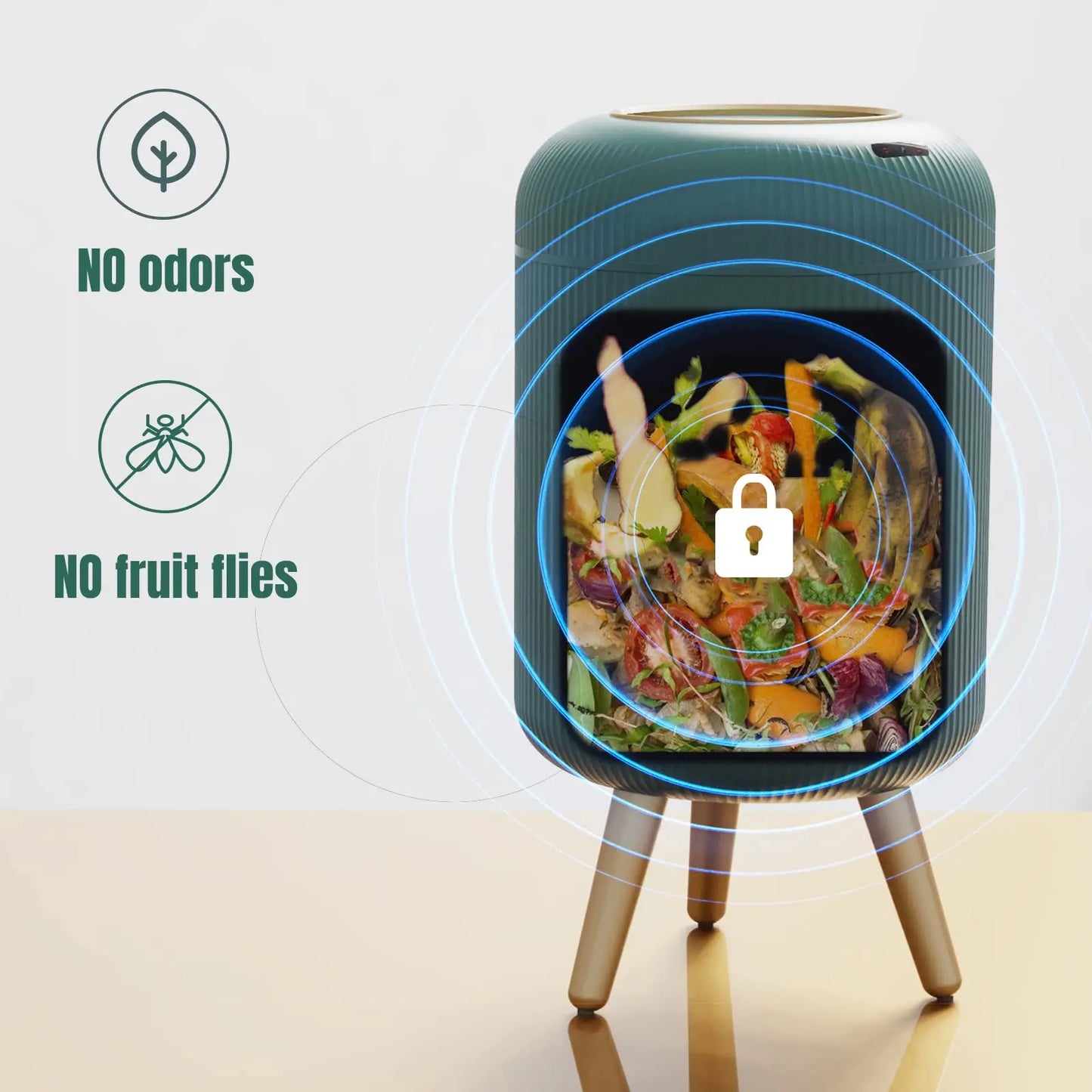 Touchless Motion Sensor Modern Trash Can
