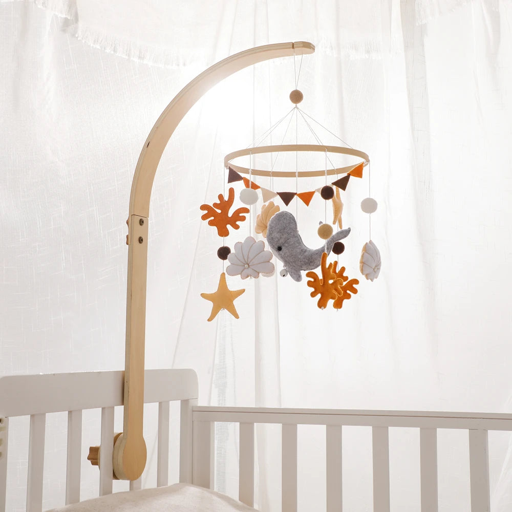 Whale Baby Crib Mobile