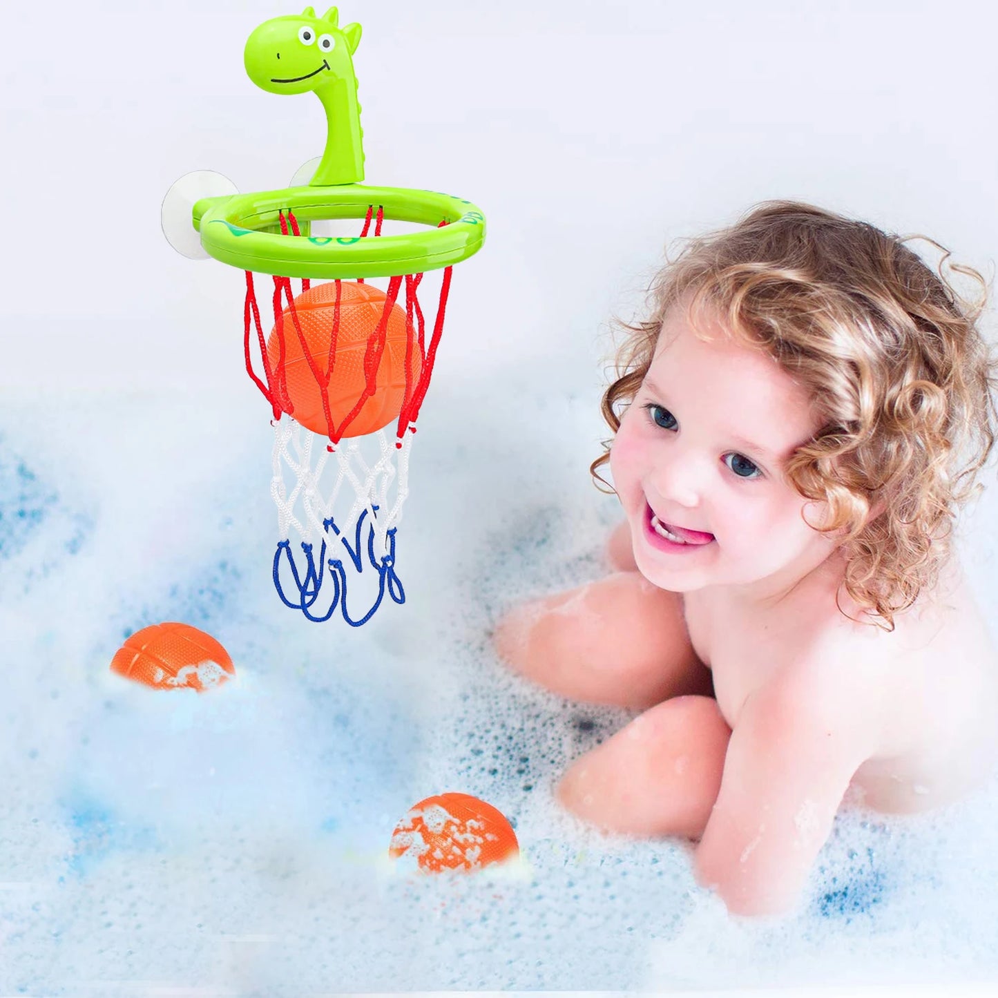 Baby Bath Toy Suction Basketball Hoop