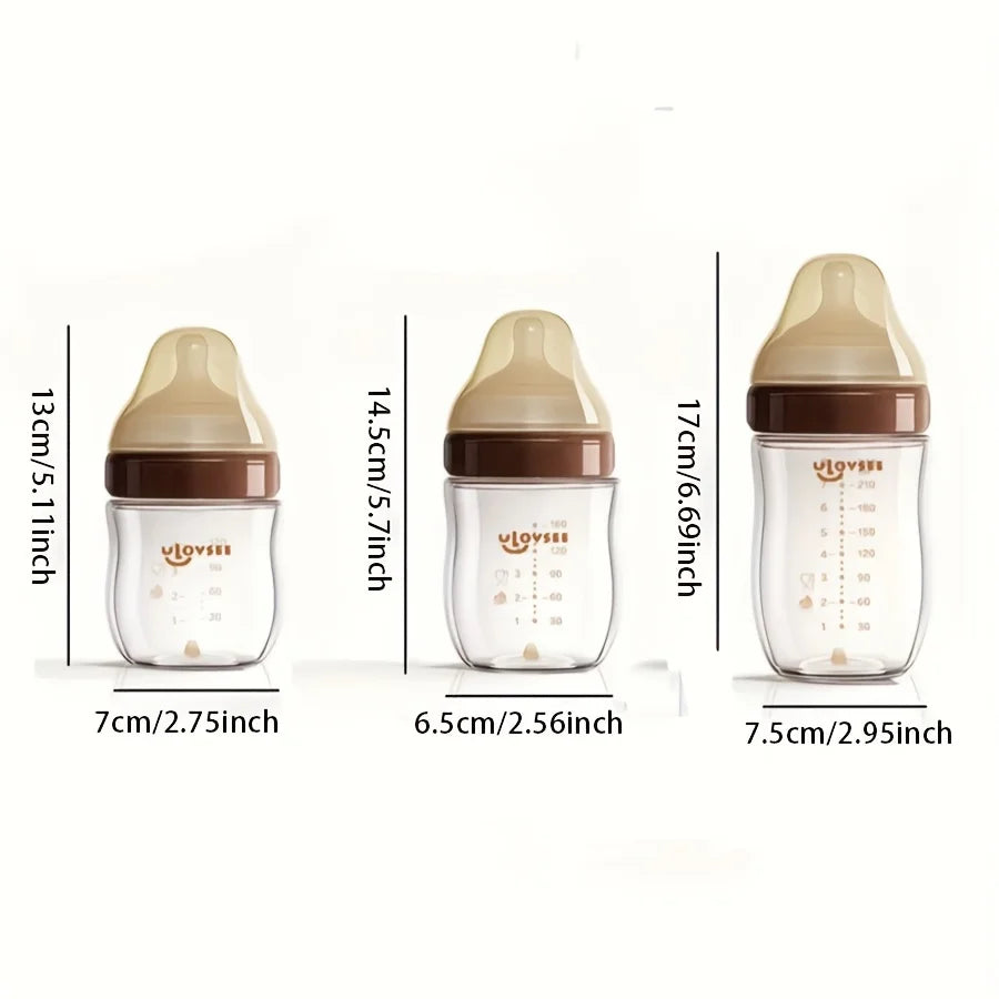 Premium Anti-Colic Glass Baby Bottle