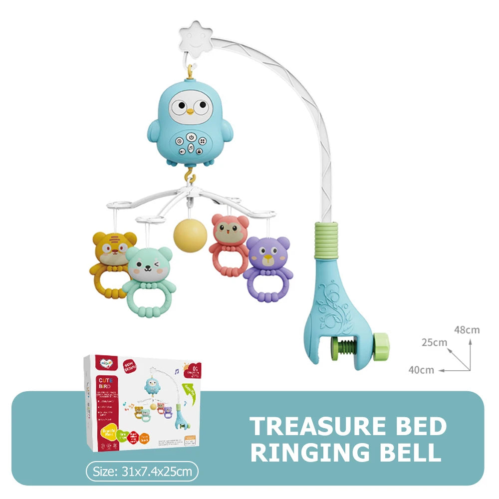 Remote Control Crib Mobile with Projector and Night Light
