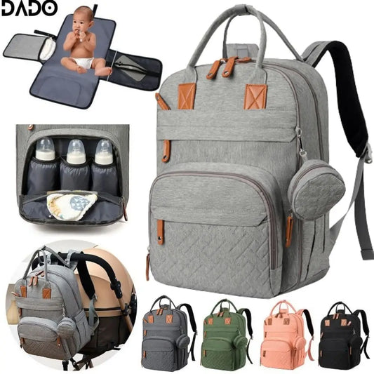 Multi-Function Diaper Backpack | Waterproof Baby Bag for Moms & Dads