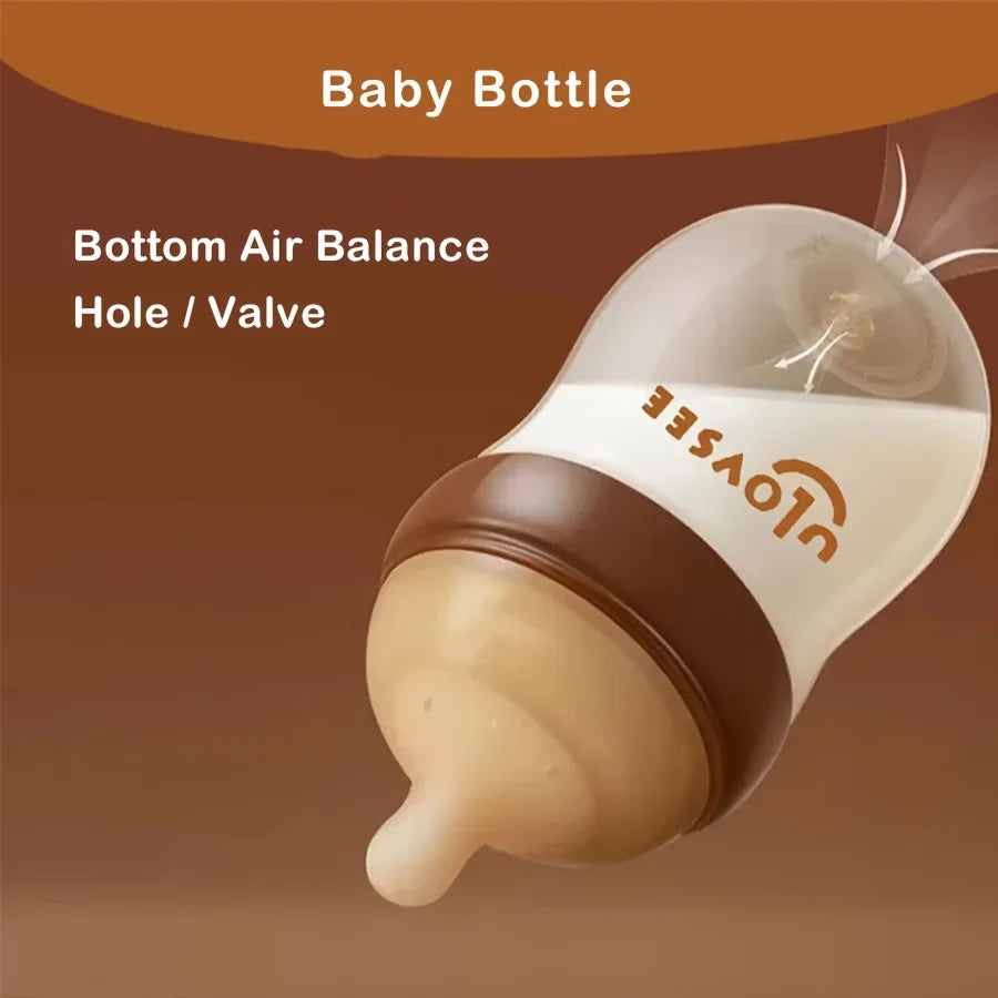 Premium Anti-Colic Glass Baby Bottle