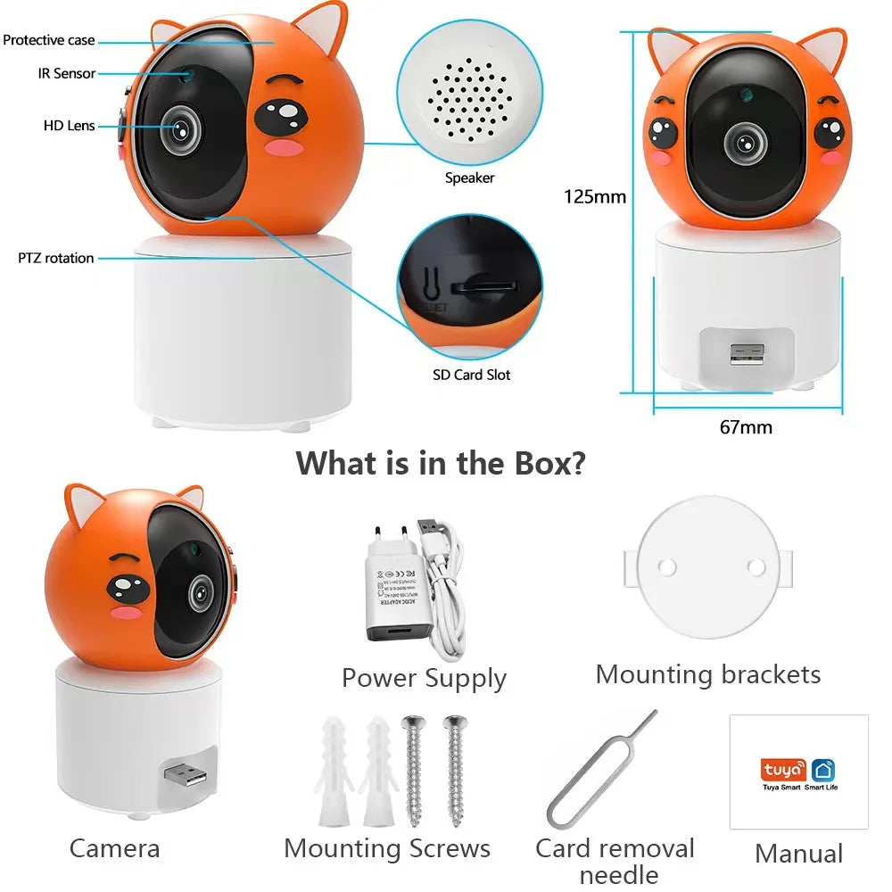 Tuya APP Remote Control Baby Monitor