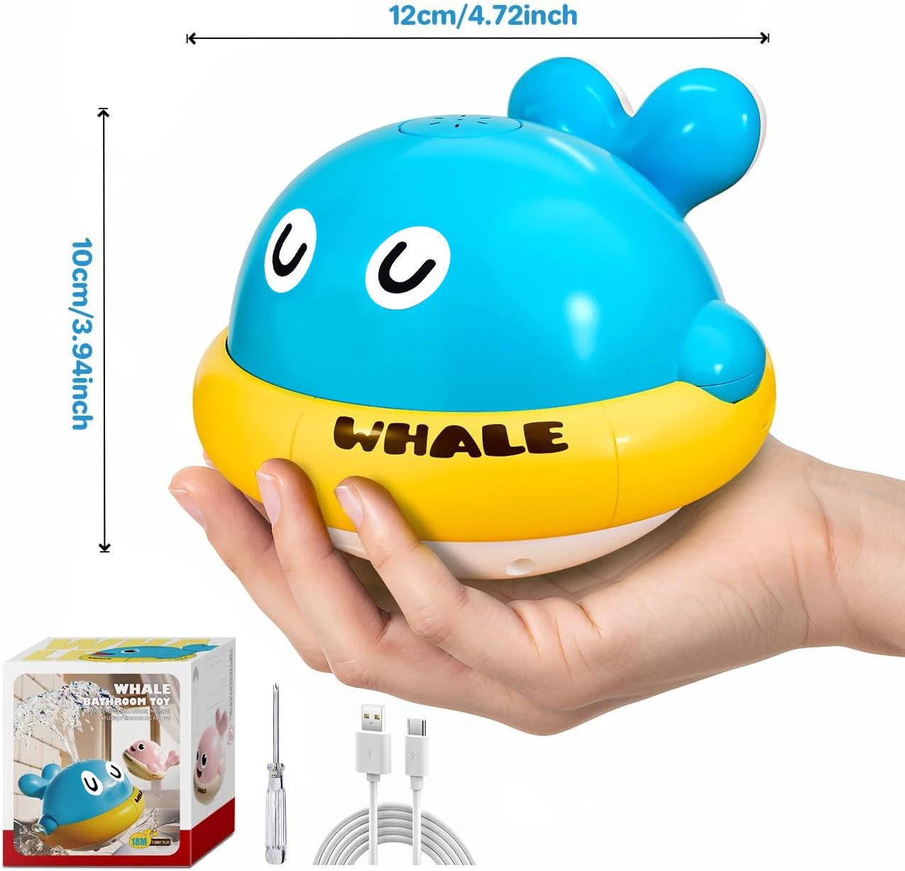 Light-Up Sprinkler Bath Toy