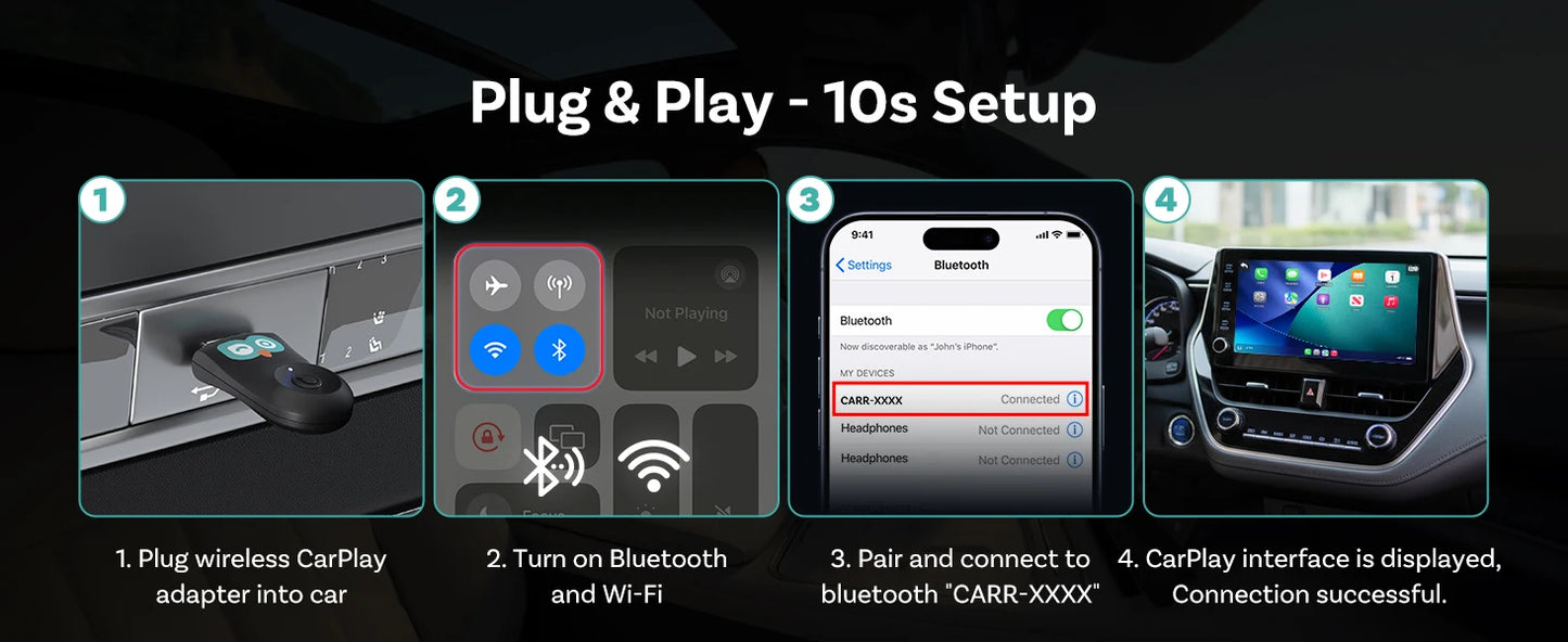 OTTOCAST Baby Car Camera Wireless Carplay