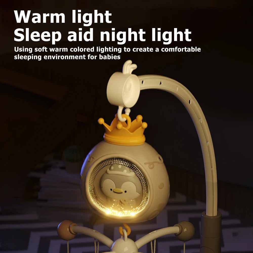 Remote Control Crib Mobile with Projector and Night Light