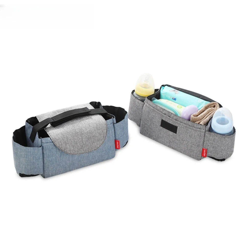 Insulated Baby Bottle Storage Bag | Portable Diaper & Stroller Organizer
