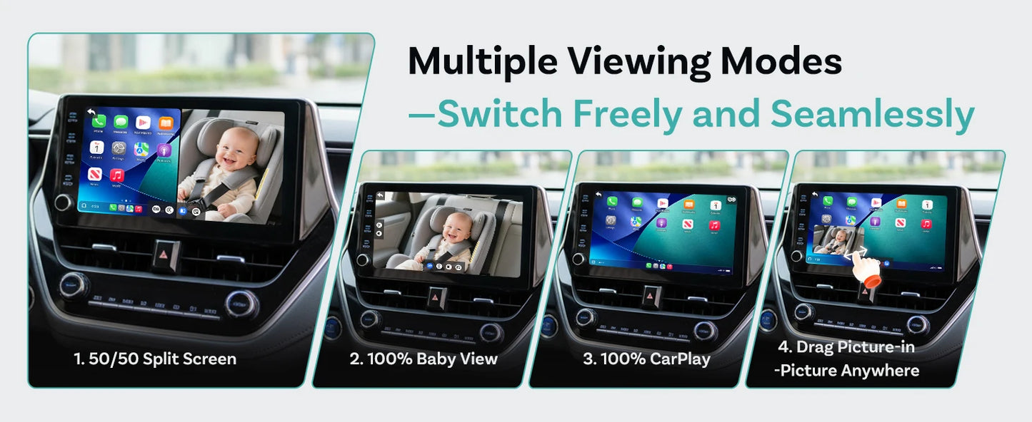 OTTOCAST Baby Car Camera Wireless Carplay
