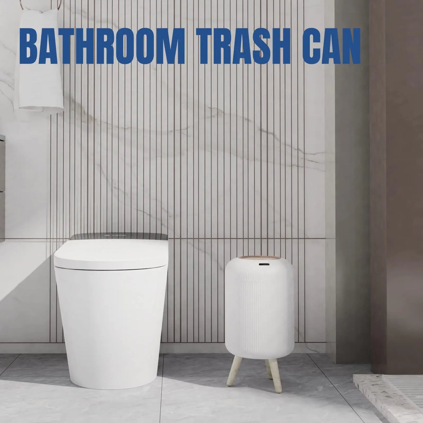 Touchless Motion Sensor Modern Trash Can