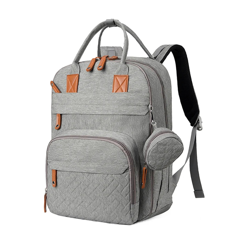 Multi-Function Diaper Backpack | Waterproof Baby Bag for Moms & Dads