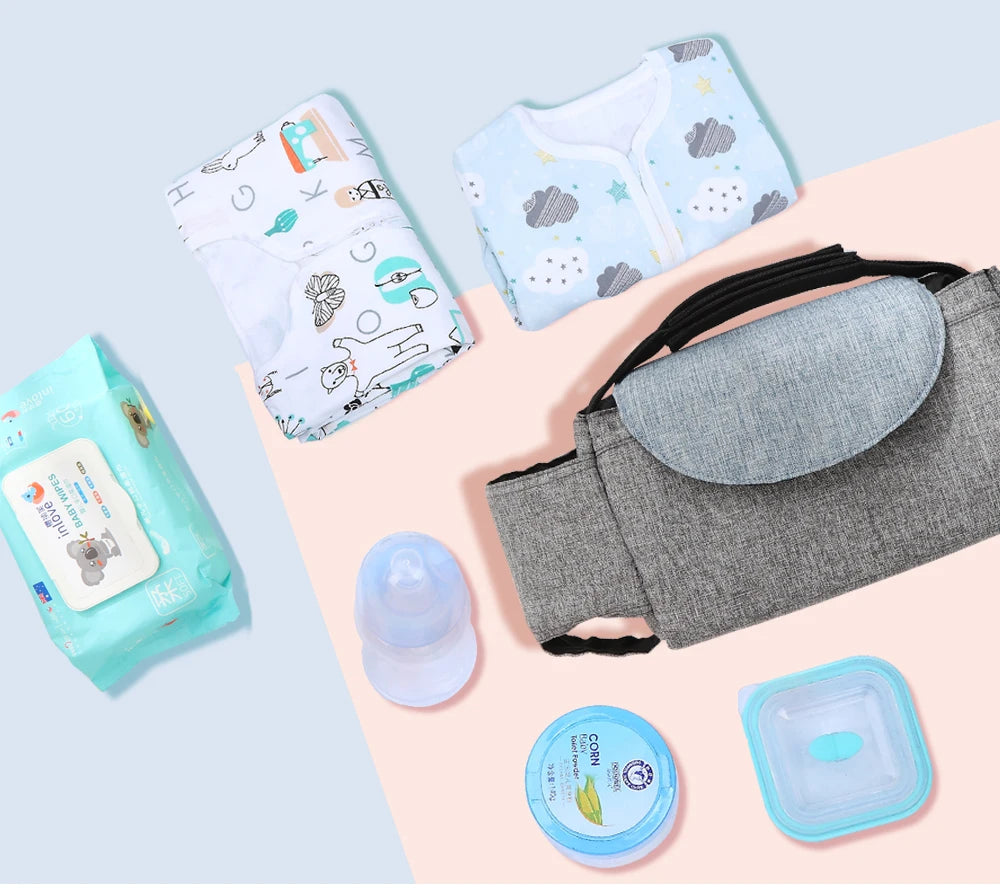 Insulated Baby Bottle Storage Bag | Portable Diaper & Stroller Organizer