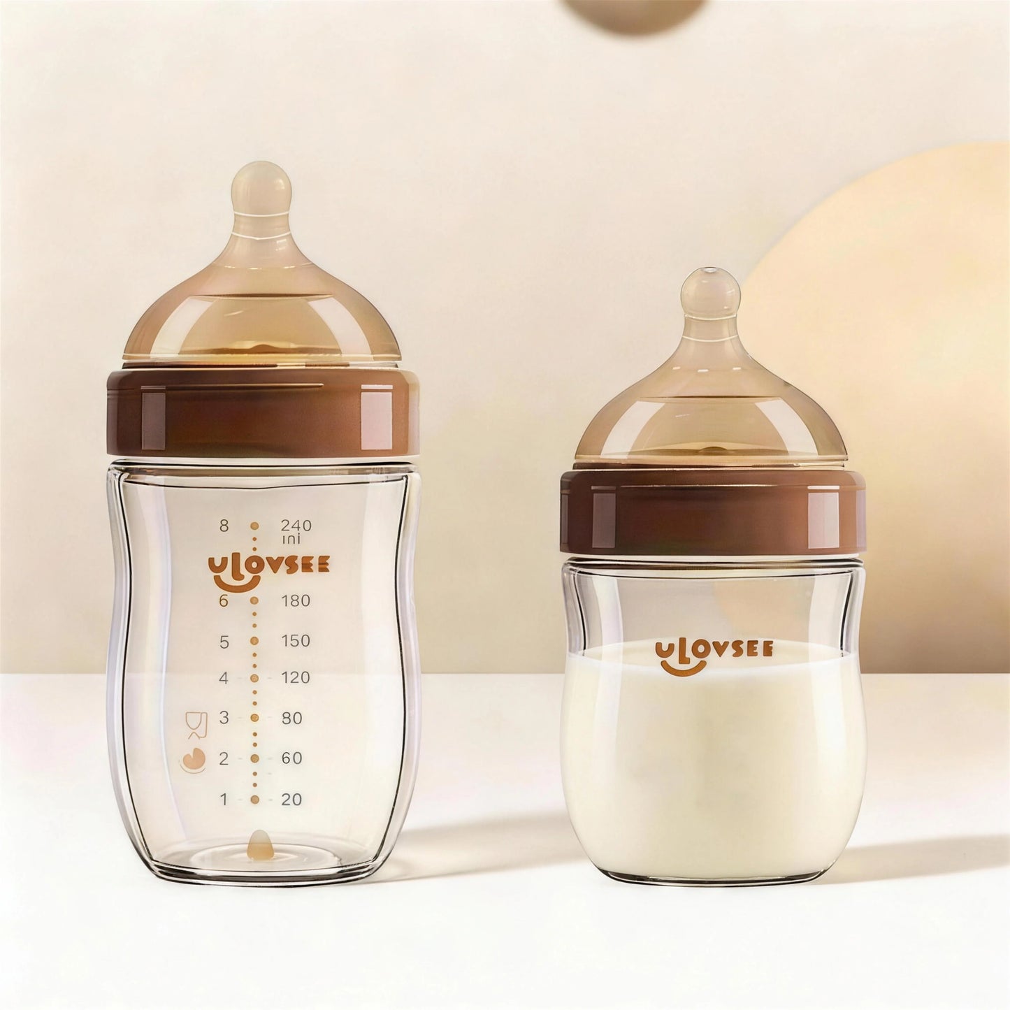 Premium Anti-Colic Glass Baby Bottle