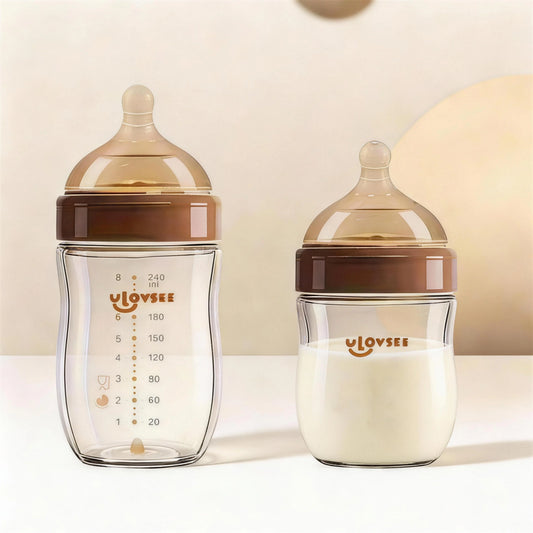Premium Anti-Colic Glass Baby Bottle