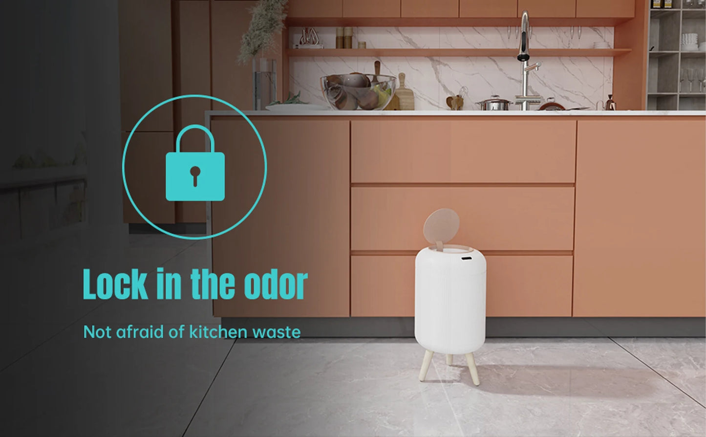 Touchless Motion Sensor Modern Trash Can