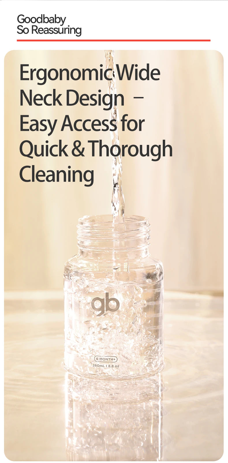 Platinum Series Glass Baby Bottle