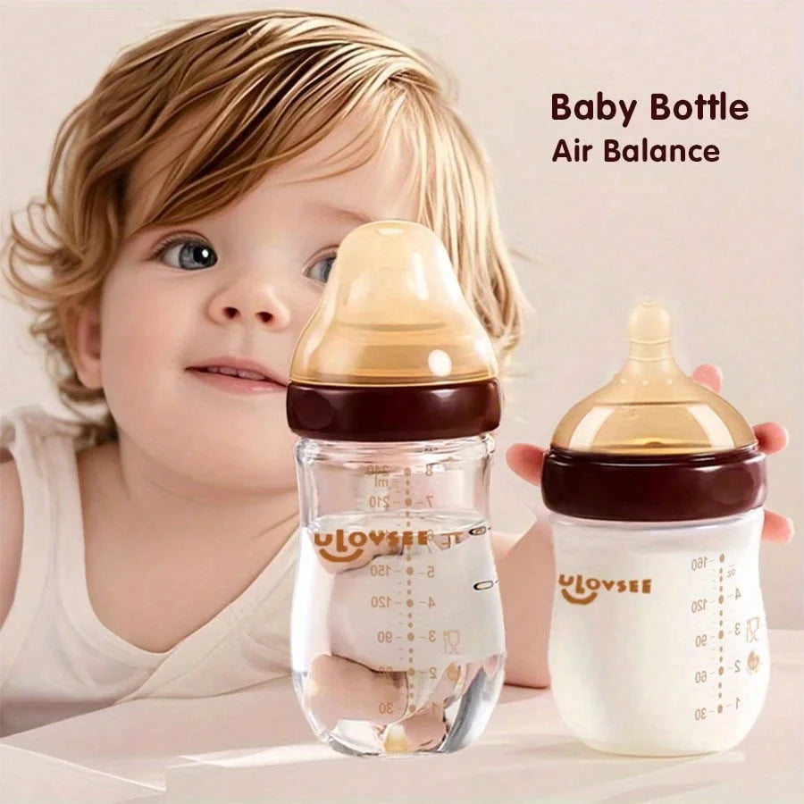 Premium Anti-Colic Glass Baby Bottle