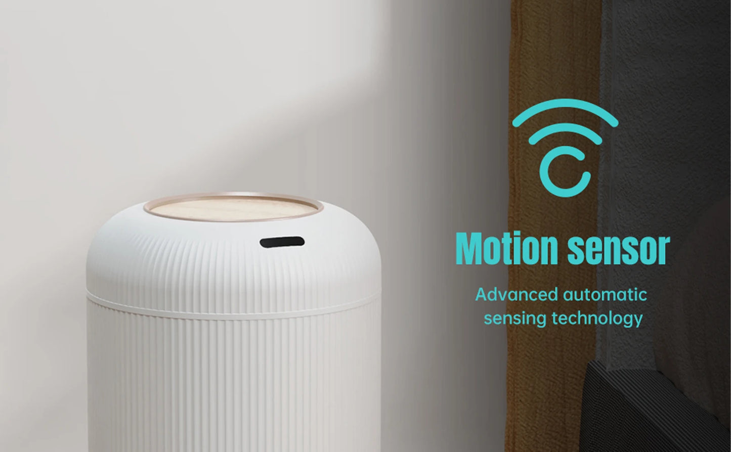 Touchless Motion Sensor Modern Trash Can